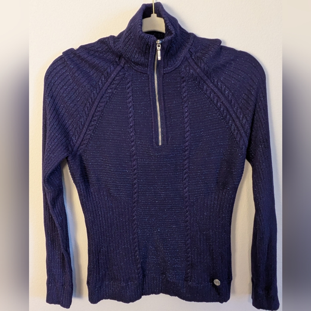 NILS fitted quarter zip up